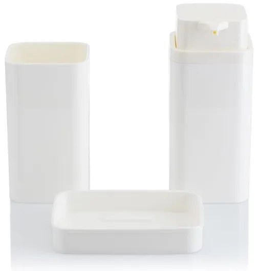 Set da bagno SIERRA 5 pz bianco