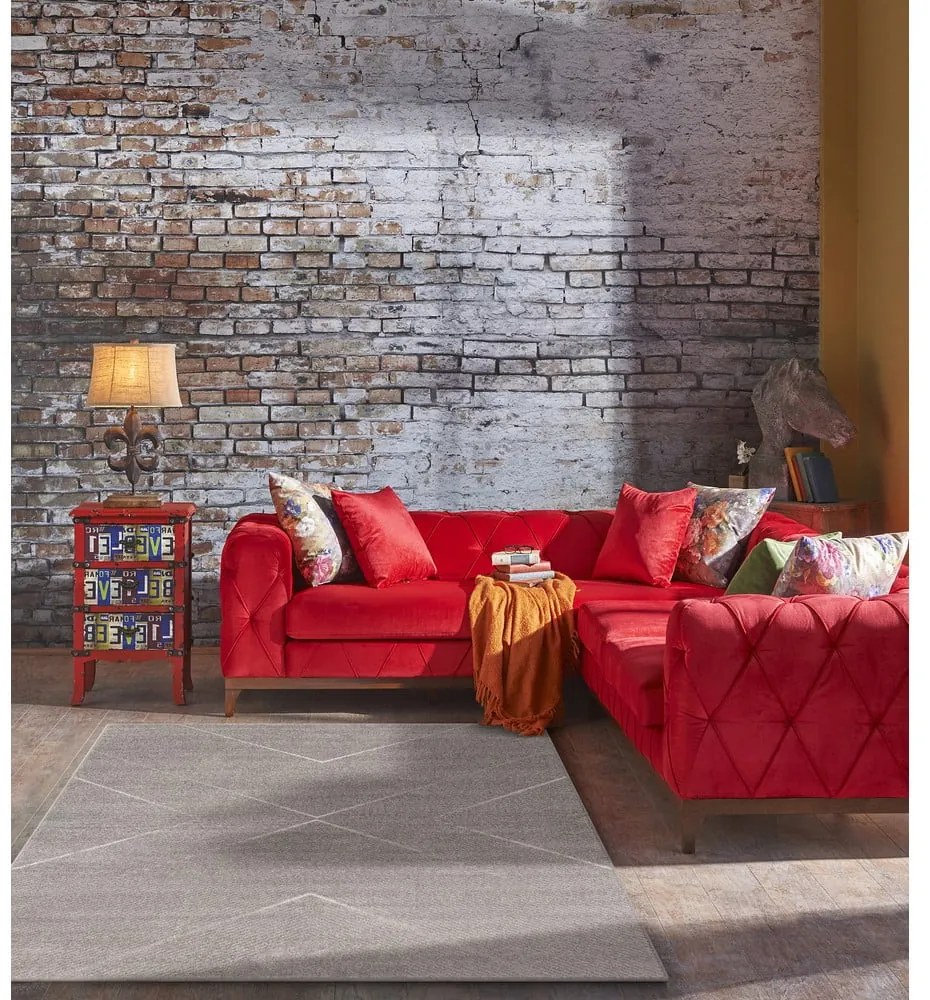 Tappeto grigio 80x160 cm Lori - FD