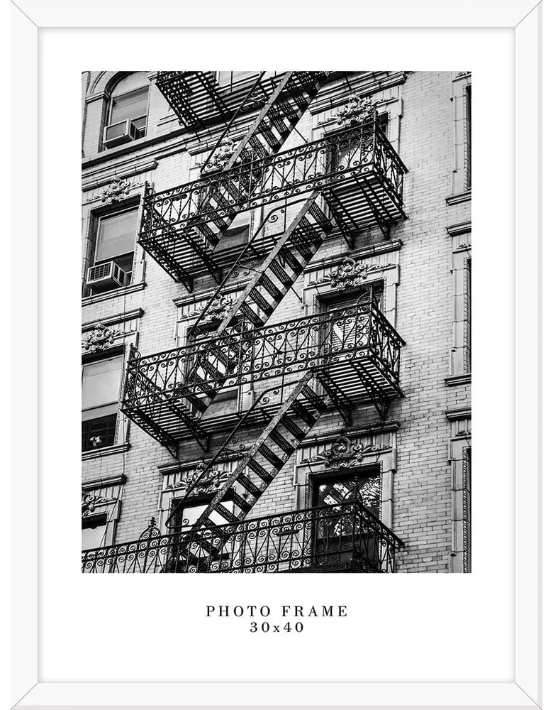 Cornice bianca da appendere, 33 x 43 cm Floryda - Styler