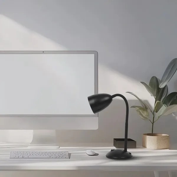 Lampada da tavolo LOGIC 1xE27/60W/230V nero