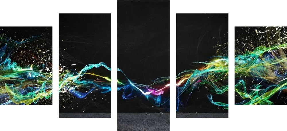 Quadri 5 pezzi – Astrazione moderna