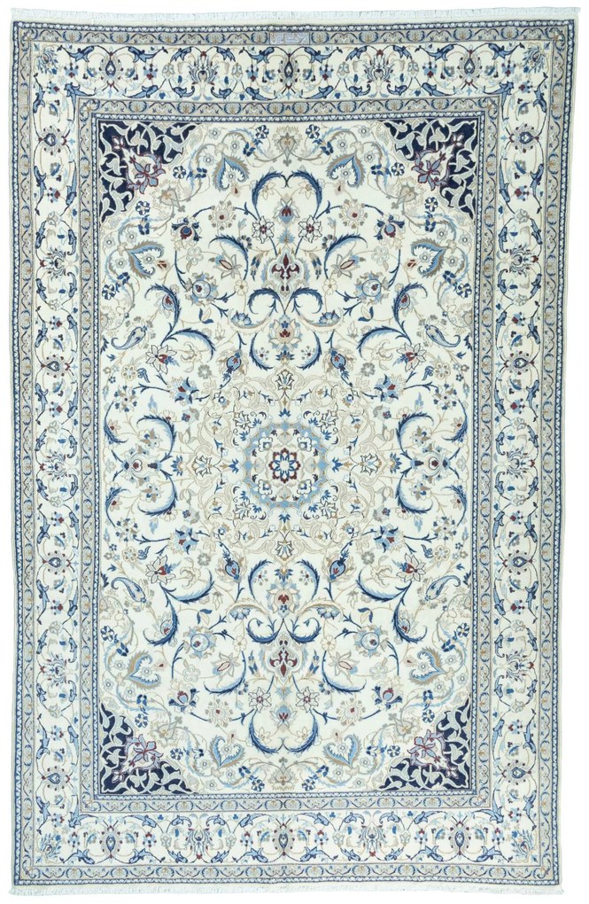 Nain Tappeto persiano 310 x 200 Beige (Iran) Annodato A Mano