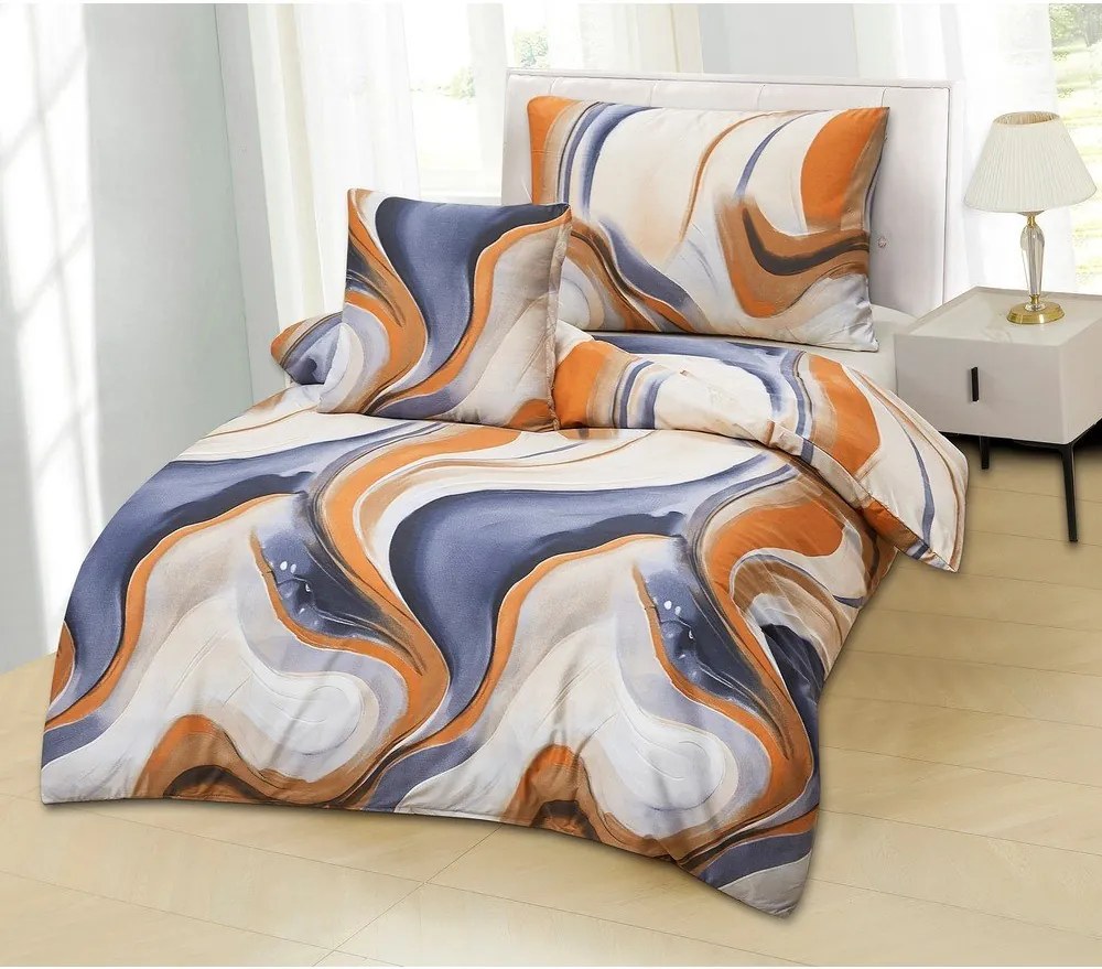 Set copripiumino e federa in microsatinato per letto singolo 3 pezzi 140x200 cm Gonzalo – My House