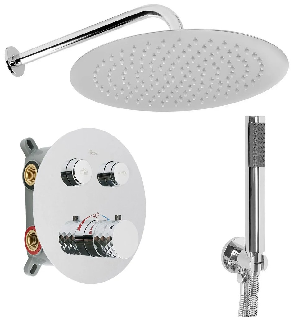 Set doccia da incasso Rea Lungo Diamond Chrom + BOX