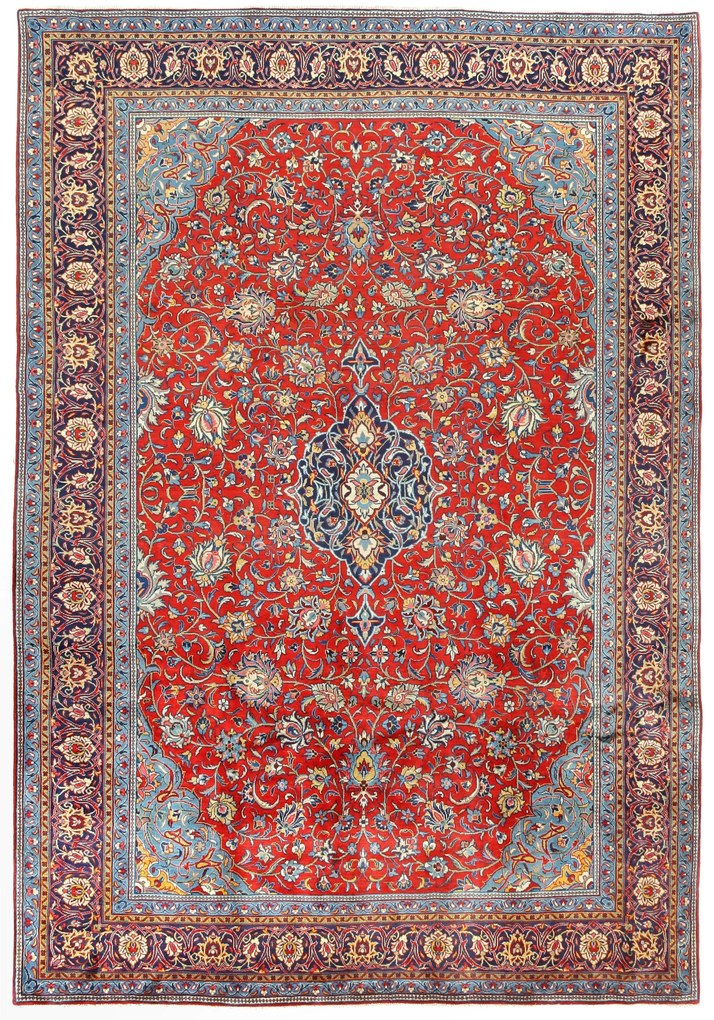Sarouk Tappeto 360x240 (Iran) Annodato A Mano