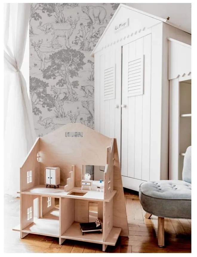 Carta da parati per bambini 100 cm x 280 cm Animals - Dekornik