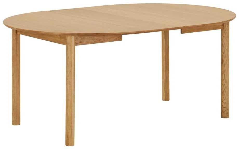 Tavolo da pranzo rotondo con effetto rovere allungabile con estensione ø 120 cm Bundaberg – House Nordic