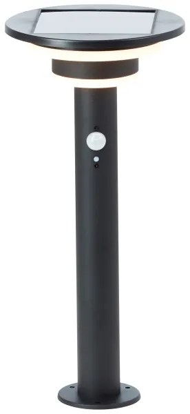 Brilliant - Lampada solare LED con sensore GARVINA LED/3W/3,7V 45 cm IP44 nero