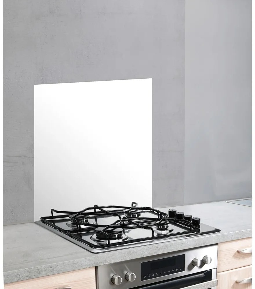 Rivestimento in vetro bianco per stufa , 70 x 60 cm - Wenko