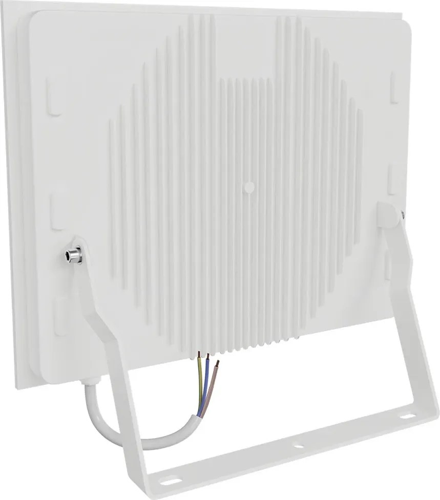 Faro LED 200W IP65 in Alluminio Bianco con OSRAM chip LED Colore Bianco Naturale 4.000K
