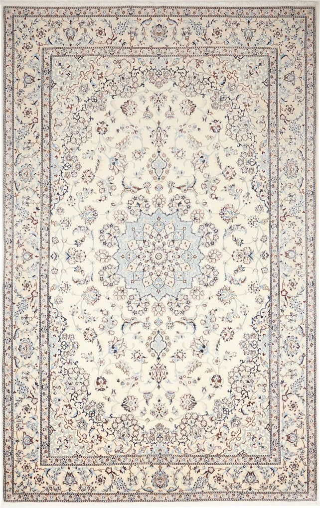 Nain Tappeto persiano 200x310 Beige (Iran) Annodato A Mano