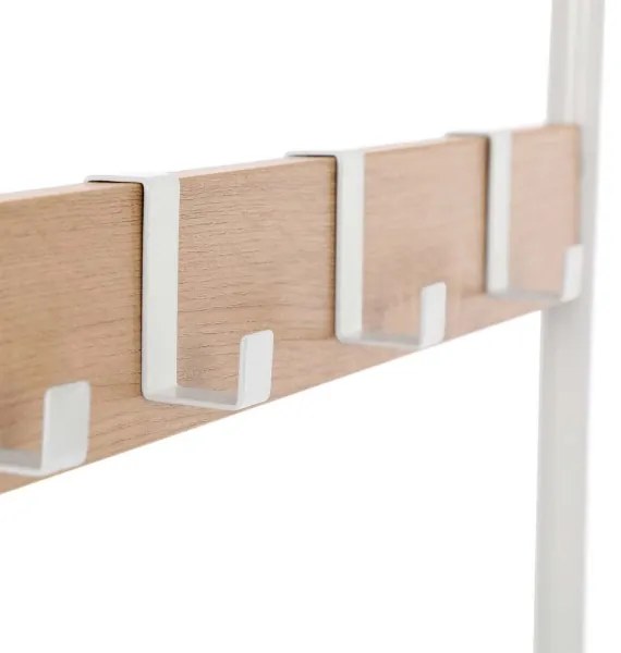 Appendiabiti a piantana NAVOR marrone/bianco