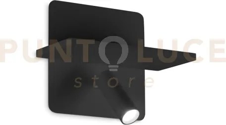 Piano applique da comodino doppia emissione con mensola led 3000k 1...