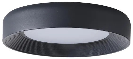 Plafoniera LED LED/40W/230V 3000K nero diametro 50 cm