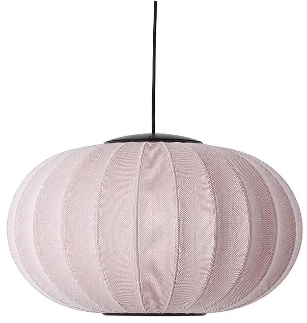 Knit-Wit 57 Oval LED Lampada a Sospensione Light Rosa - Made By Hand