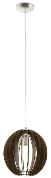 Eglo 94635 - Lampadario COSSANO 1xE27/60W/230V