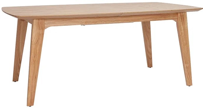 Tavolo da pranzo scandinavo allungabile impiallacciatura rovere L180-230 cm FIFTIES