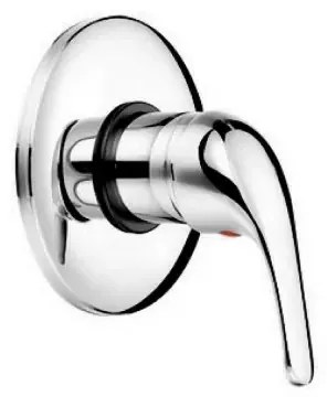 Miscelatore doccia a incasso in ottone cromo Fast