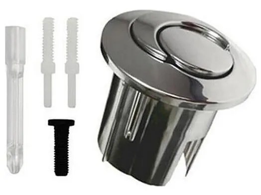 JIKA H8913630000001 - Pulsante di scarico DUAL LYRA/DEEP cromo lucido