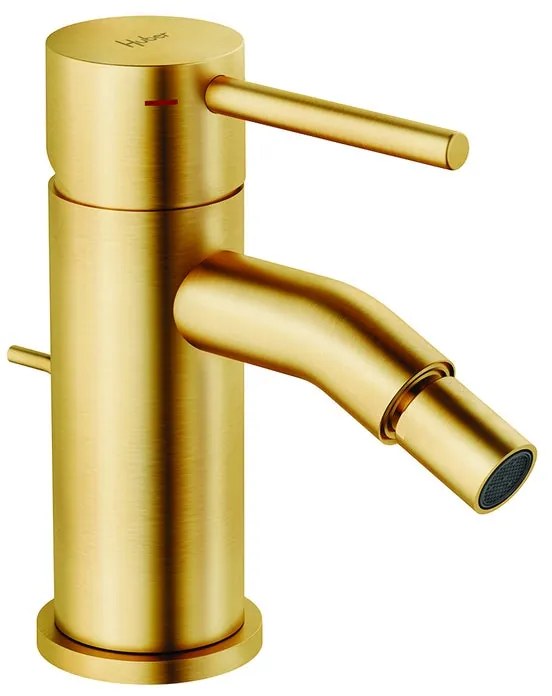 Rubinetto per bidet TAYRONA HUBER oro spazzolato satinato