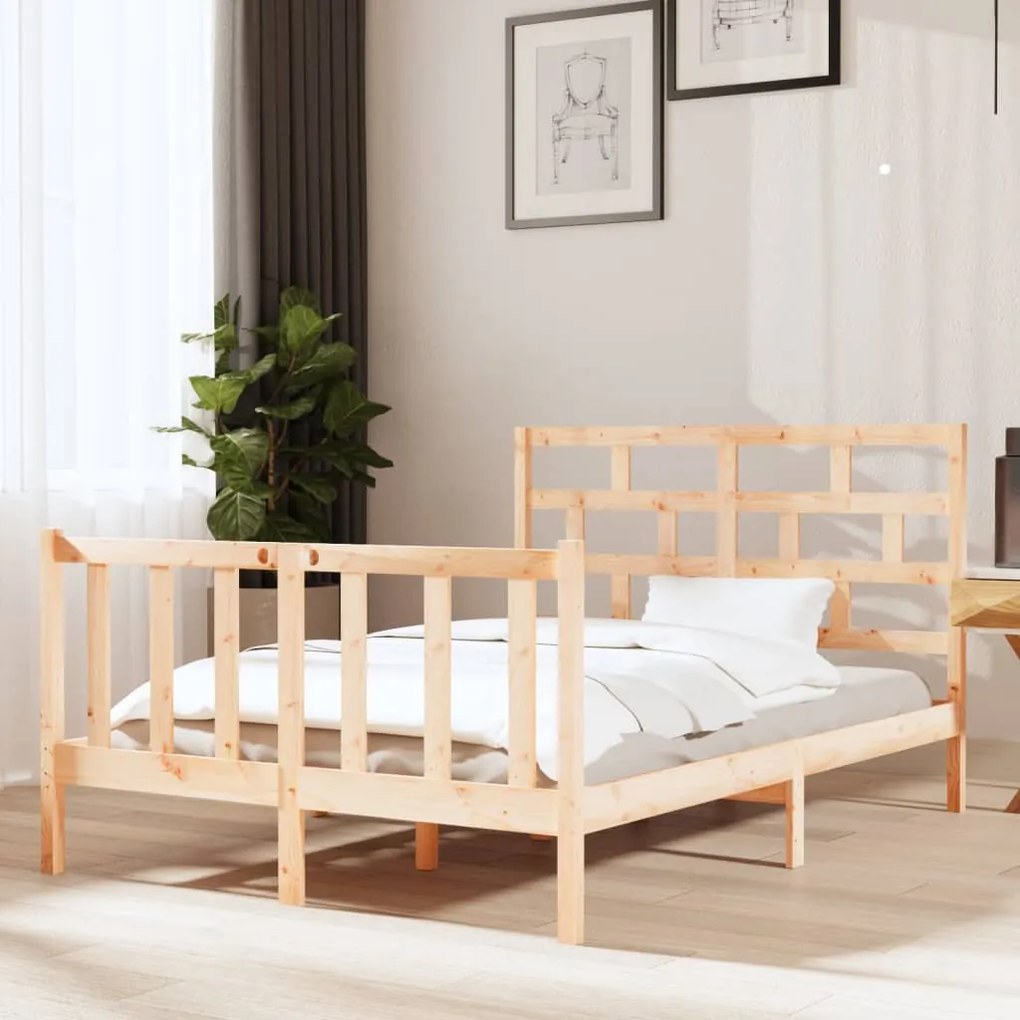 Giroletto İn Legno Massello 135x190 Cm Small Double /