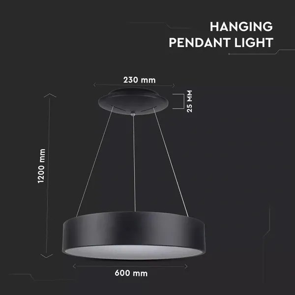 Lampadario LED dimmerabile su cavo LED/30W/230V