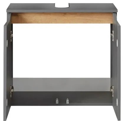 Mobile sospeso grigio sotto il lavabo 60x53 cm Set 357 - Pelipal