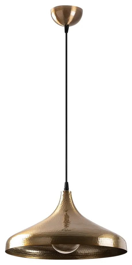 Lampadario color bronzo con paralume in metallo ø 36 cm Tattoo – Opviq lights