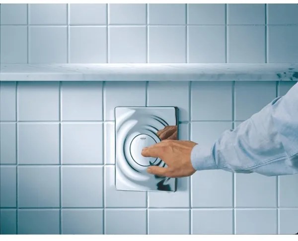 GROHE 37063000 - Pulsante di azionamento SURF 156 × 197 mm, cromo lucido