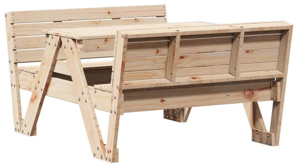Tavolo da picnic per bambini 88x122x58cm legno massello di pino