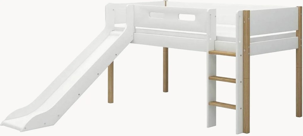 Letto alto per bambini con scivolo Nor