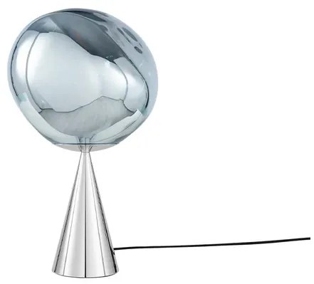 Melt Cone Fat Lampada da Tavolo Silver/Silver - Tom Dixon