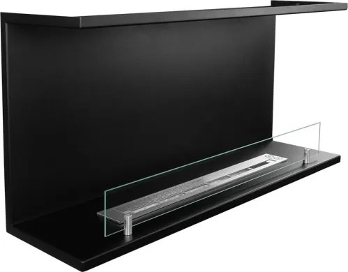 Camino a bioetanolo da incasso Trifacciale biocamino a 3 lati aperti 90x45 cm TREVI 90