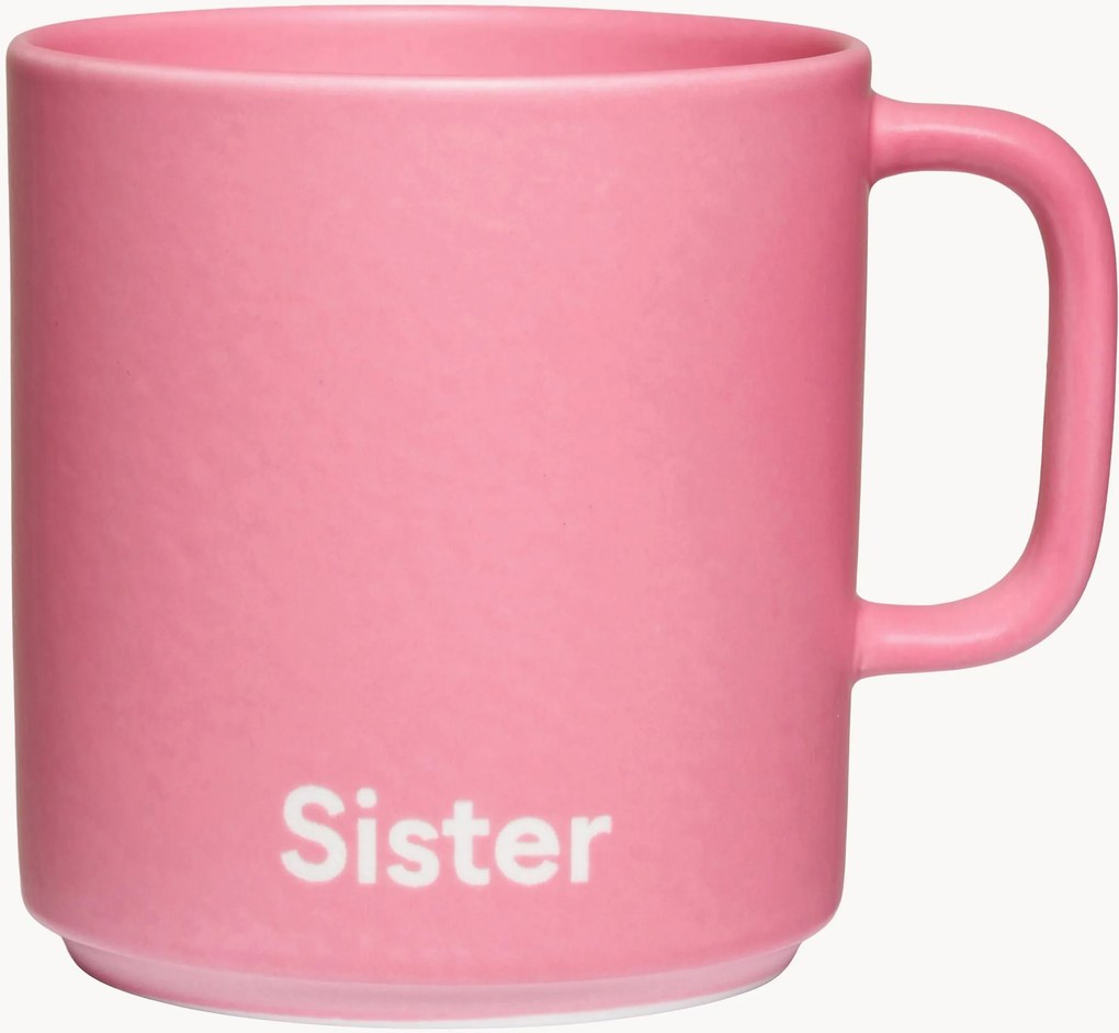 Tazza con scritta Favourite SISTER