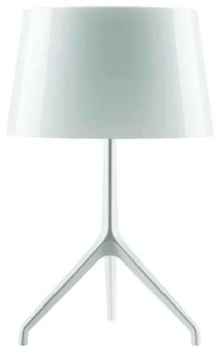 Lumiere XXS Lampada da Tavolo Alu/Bianco - Foscarini