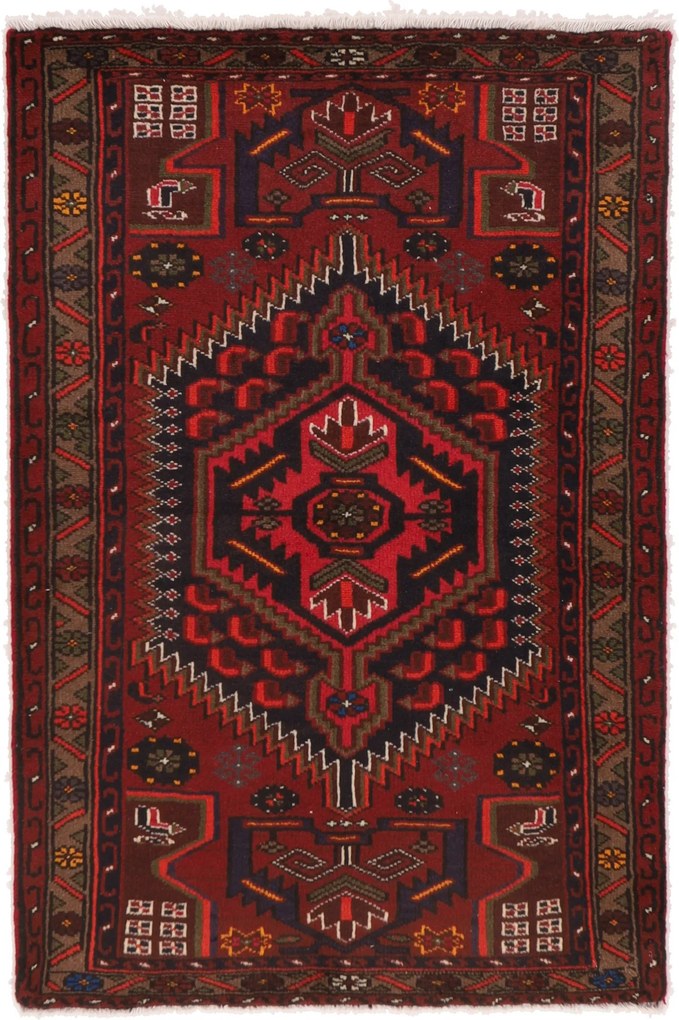 Hamedan Tappeto 150x100 (Iran) Annodato A Mano