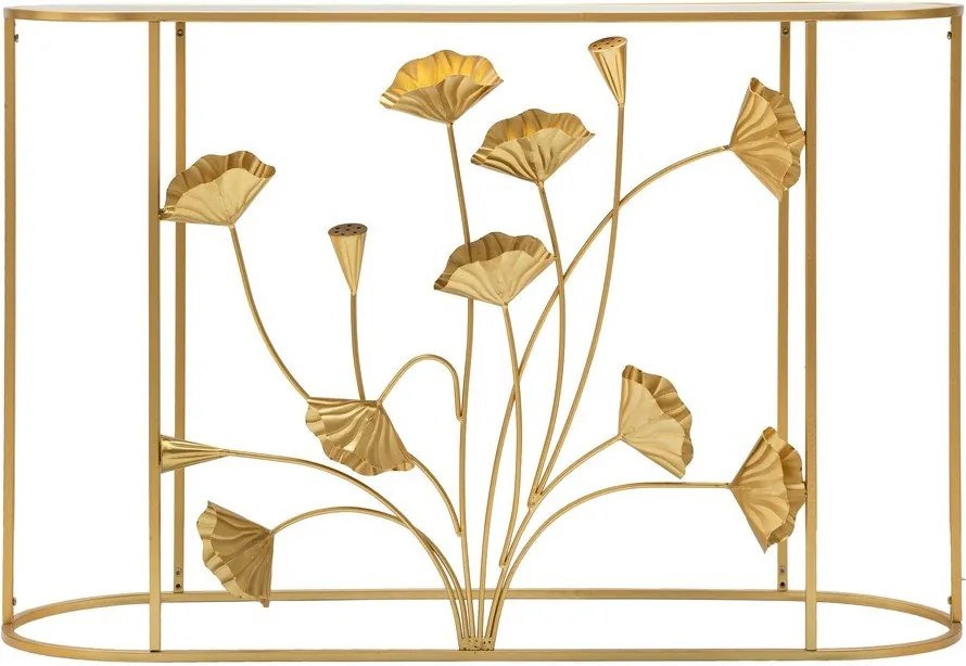 Consolle color oro 40x120 cm Flow - Mauro Ferretti