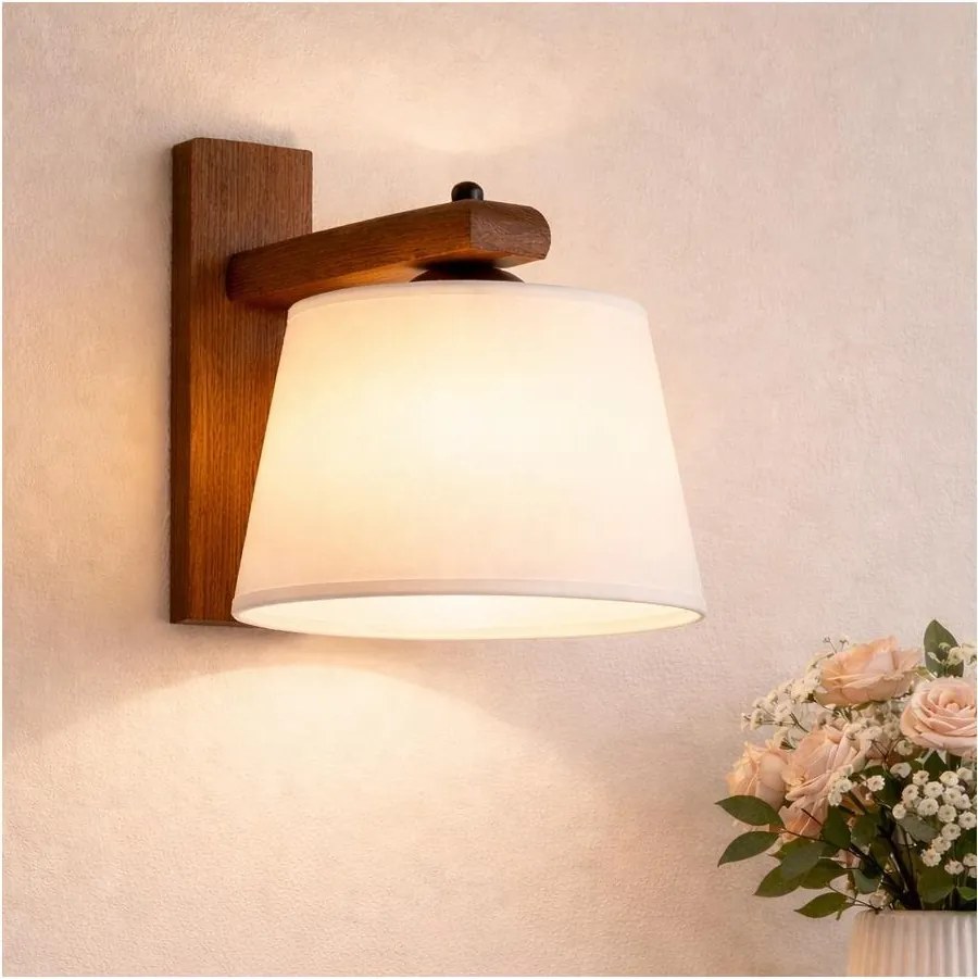 Applique AIDA 1xE27/60W/230V in rovere