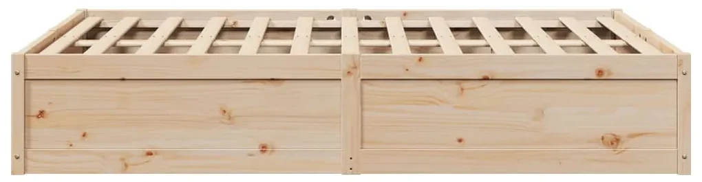 Letto senza materasso 160x200 cm in legno massello di pino