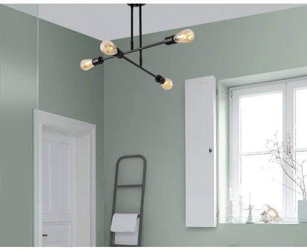 Lampadario su palo FLOWER 4xE27/40W/230V