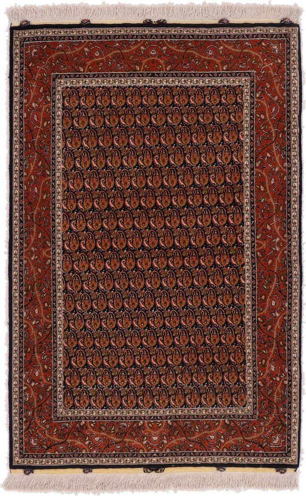 Tabriz Tappeto 150x100 (Iran) Annodato A Mano