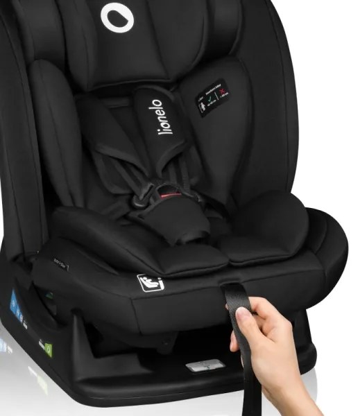 Lionelo - Seggiolino auto IZZY i-Size 40-150 cm Nero Carbonio