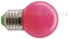 Lampadina led e27 1w 200lm rosa 300° 45x69,5mm 15000h cri80 klassic...