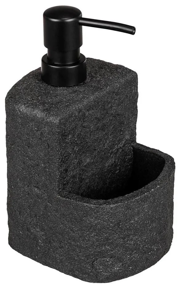 WENKO 54667100 - Dispenser di sapone FESTIVAL 10,5x18 cm nero