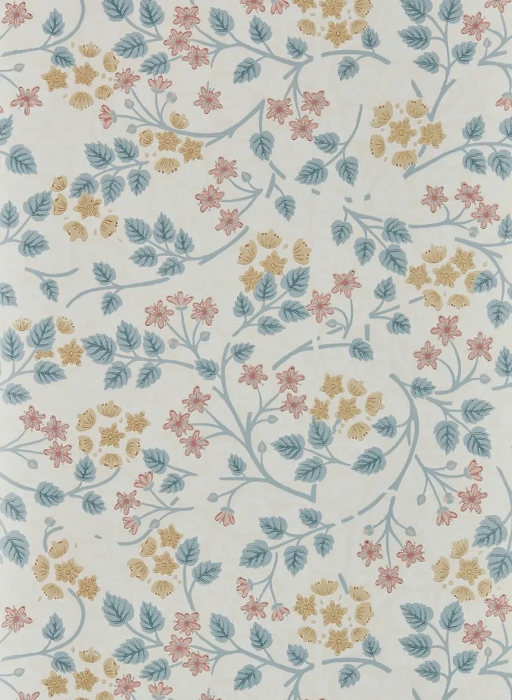 Sanderson Carta da parati Silver Lime - Gritstone & Rose