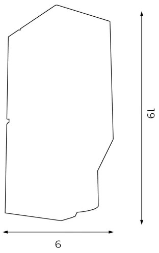 Applique WALL 1xGU10/8W/230V nero/rame