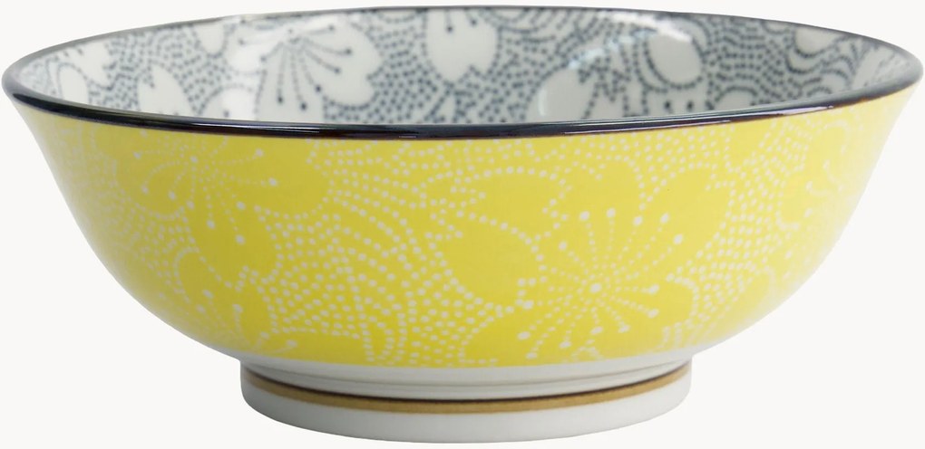 Set di 4 ciotole per ramen in porcellana Sakura