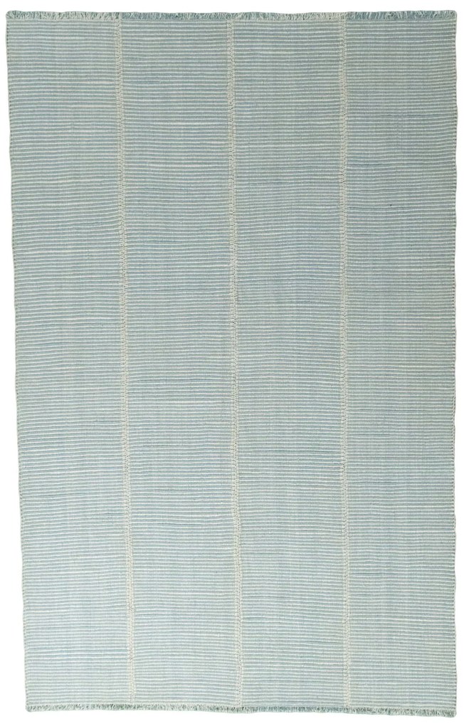 Kilim Tappeto 200x310 Blu (Iran) Tessuto A Mano