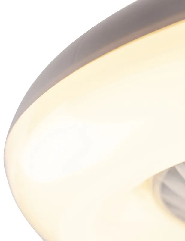 Ventilatore da soffitto bianco con LED e telecomando - Clima