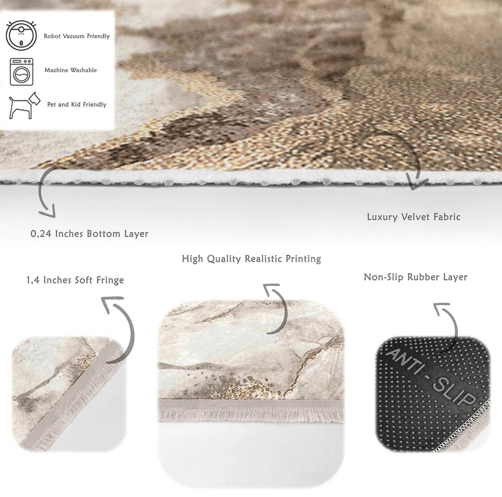 Tappeto beige 80x200 cm - Mila Home